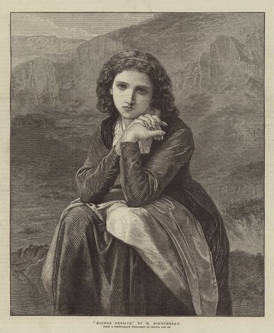 Mignon Pensive by William Adolphe Bouguereau